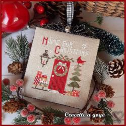 Artwork 6  A casa per Natale - Fiche de Broderie - Crocette a gogò