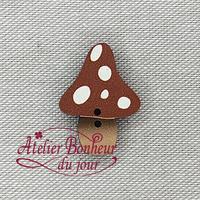 Champignon haut couleur tomette AU-02-T - Atelier Bonheur du jour