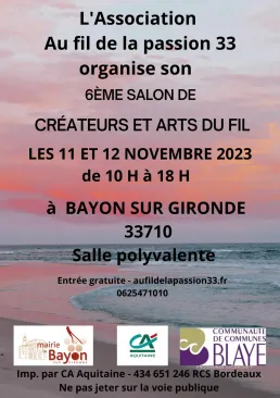 Au fil de la passion 33 11 et 12 novembre 2023