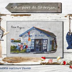 Au Port de St Trojan ISA18 Isabelle Haccourt Vautier