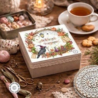 Automne magique fiche ou kit de point de croix annick abrial 5
