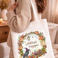 Automne magique fiche ou kit de point de croix annick abrial 6