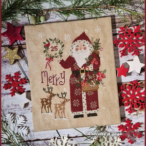 Babbo natale 2026 fiche ou kit de point de croix crocette a gogo 1
