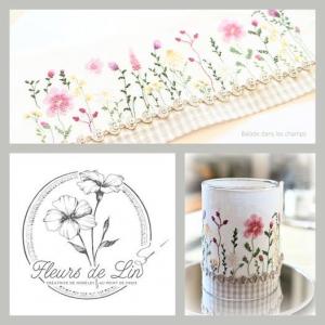 Balade dans les champs 267 fleurs de lin