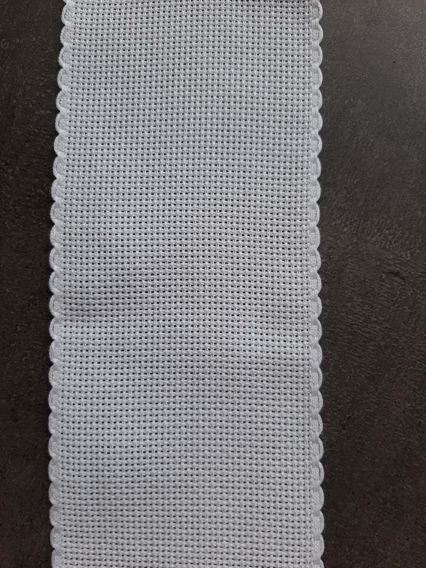 Bande aida blanc 6 pts en 8 cm zweigart