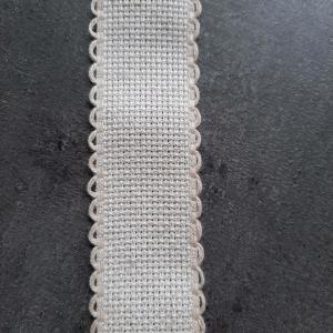 Bande aida naturel 6 pts en 3 cm zweigart