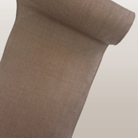 Bande de lin a broder couleur marron 20cm rico design b