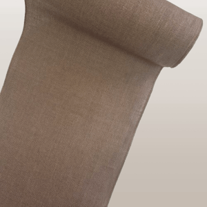 Bande de lin a broder couleur marron 20cm rico design b
