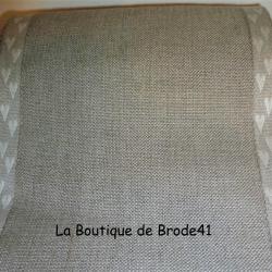 Bande de Lin Naturel avec coeur tissé 16cm Rico Design 16022.04