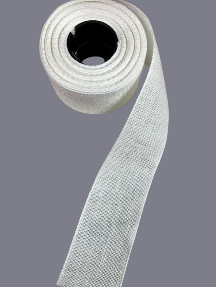 Bande lin blanc antique 4cm rico design 17582 04 03