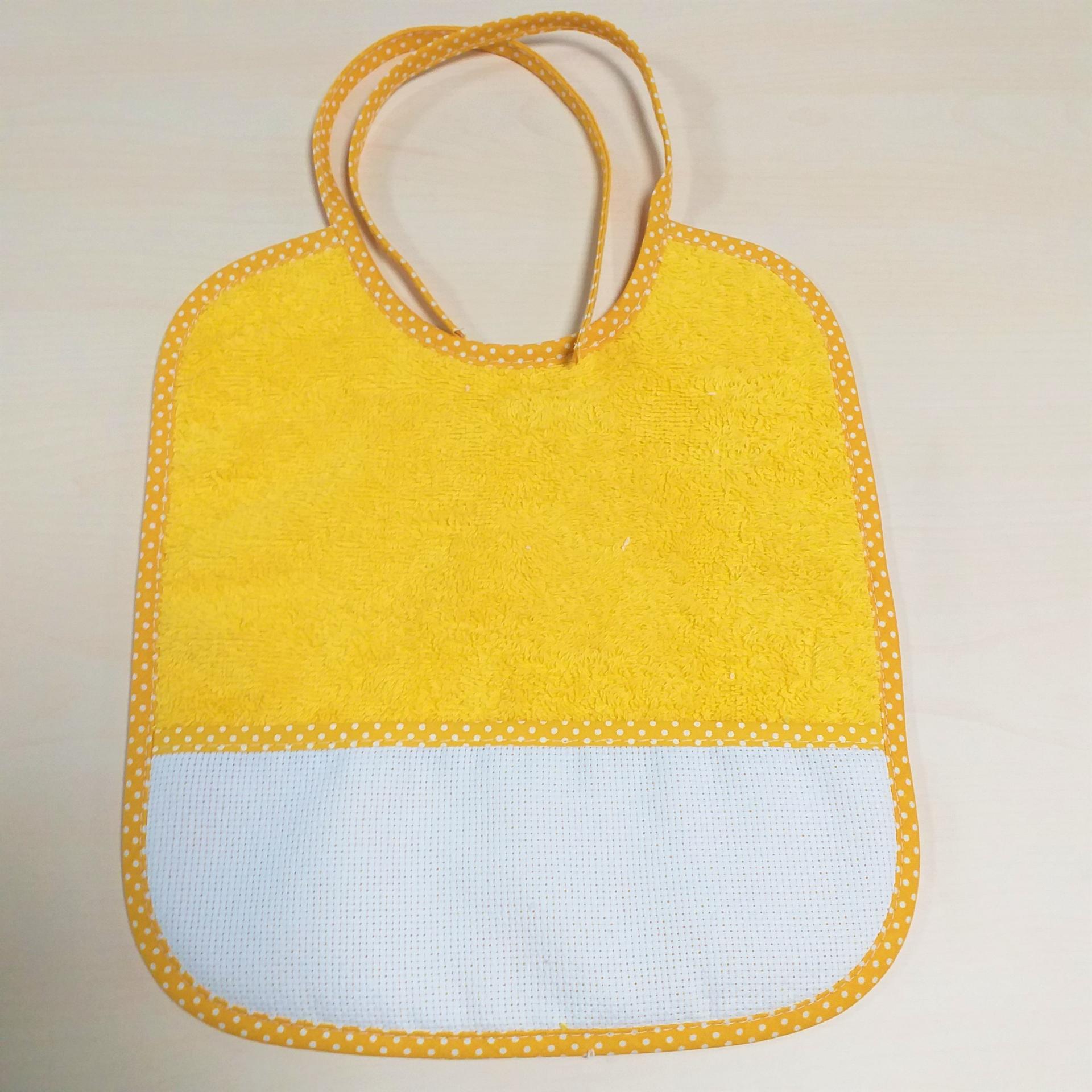 Bavoir jaune 1