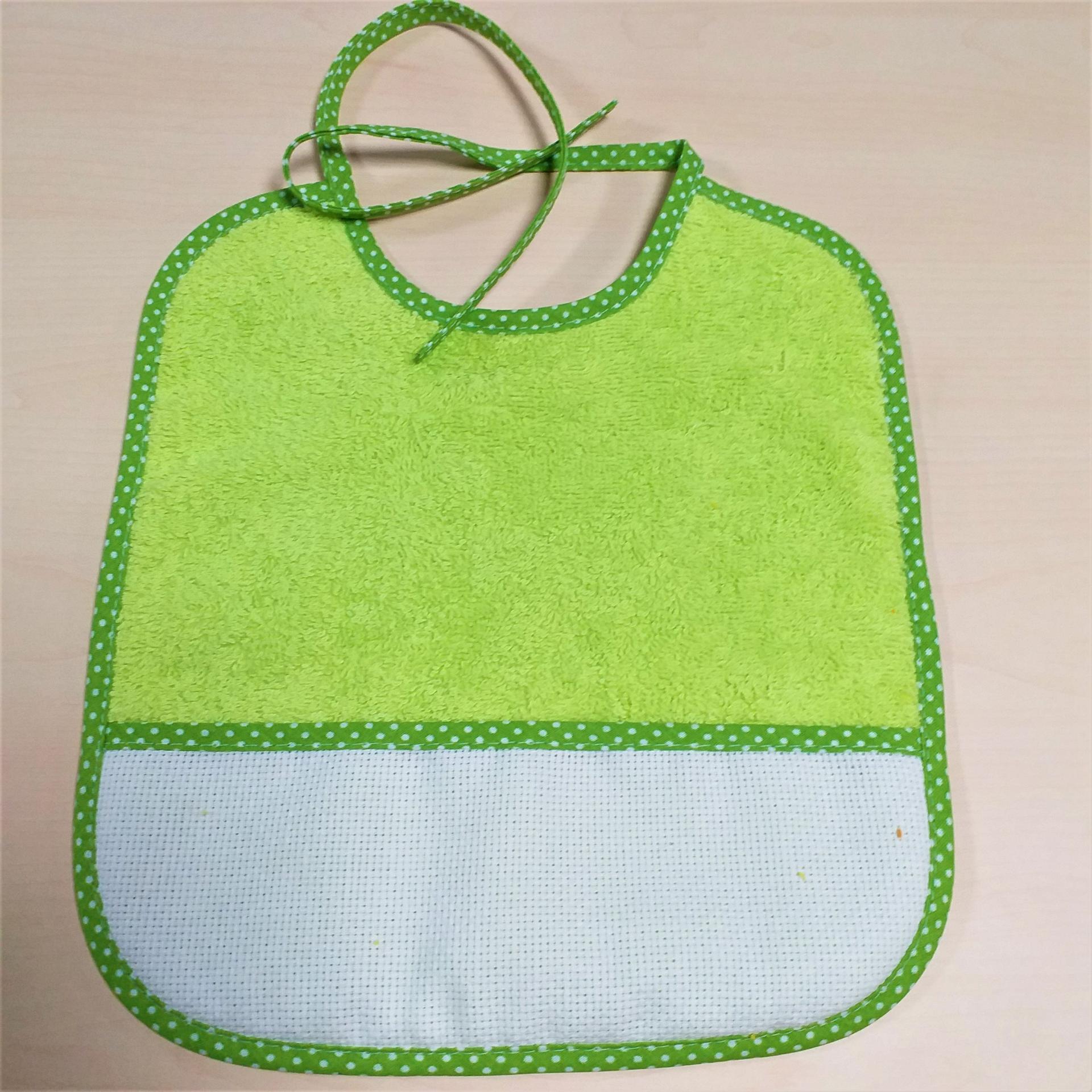 Bavoir vert