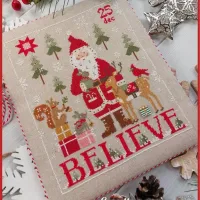 Believe 2024 croire au pere noel fiche ou kit de point de croix crocette a gogo 2