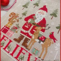 Believe 2024 croire au pere noel fiche ou kit de point de croix crocette a gogo 5