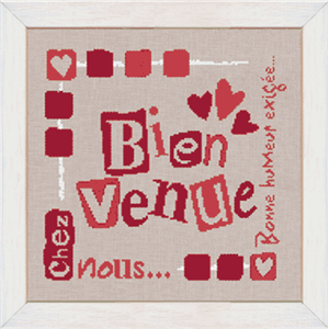 Bienvenue chez nous w001 rouge