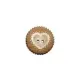 Biscuit au sucre rond bln031 bouton bois