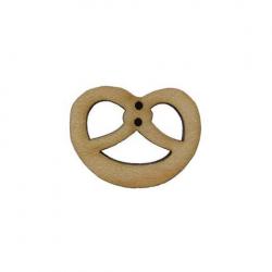 Bouton Bois Bretzel BLA003 Au P'tit Bonheur