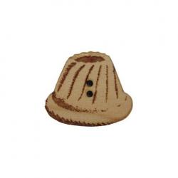 Bouton Bois Kouglof BLA006  Au P'tit Bonheur