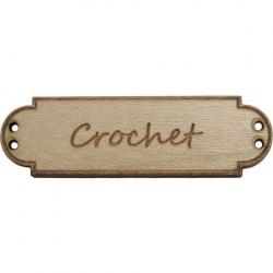 Bouton Bois Crochet BLD051  Au P'tit Bonheur