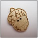Blf059 gland bouton bois