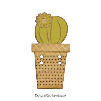 Cactus Fleuri vert kiwi érable BLF139-118