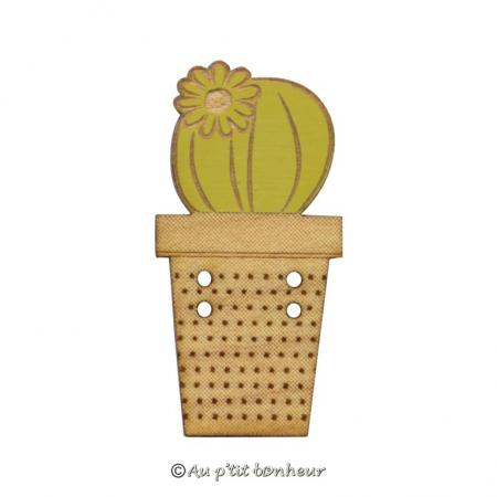 Cactus Fleuri vert kiwi érable BLF139-118
