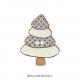 Sapin Gris et Blanc à Pois BLN111