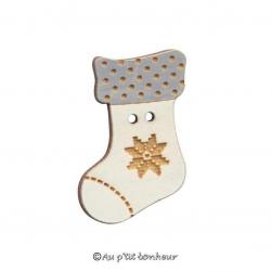 Botte Grise et Blanche à Pois BLN114