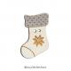Botte Grise et Blanche à Pois BLN114