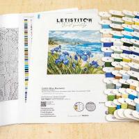 Blue harmony harmonie bleu kit de point de croix letistitch leti l9934 1
