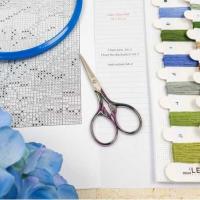 Blue harmony harmonie bleu kit de point de croix letistitch leti l9934 4