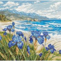 Blue harmony harmonie bleu kit de point de croix letistitch leti l9934