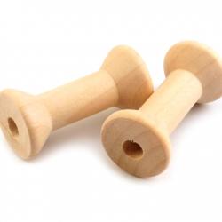 Bobine en bois Ø 2x4 cm