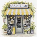 Boutique de golf kit de point de croix b1438 1 