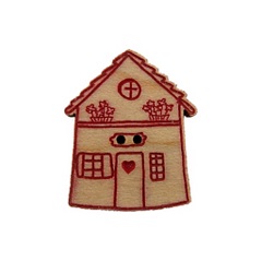 Bouton bois maison alsacienne ref bla029 287