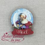 Bouton decoratif boule de noel no 20 atelier bonheur du jour