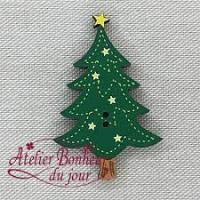 Bouton decoratif sapin etoile no 01 v atelier bonheur du jour