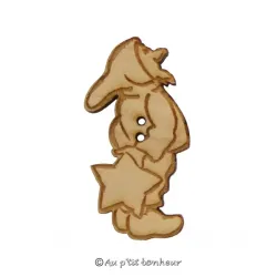 Bouton Lutin avec Etoile GUN021
