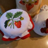 Cache pot confiture aida 5