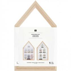 Cadre a broder decoratif maison grand modele 16 x 27 cm 100178 2