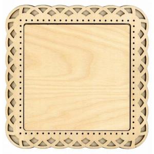 Cadre broderie dessin courbe or206