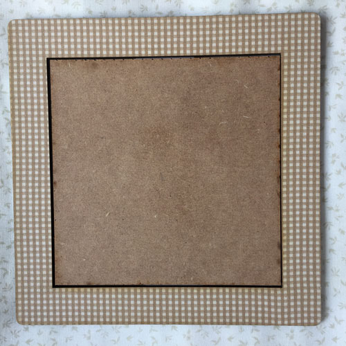 Cadre carreau beige