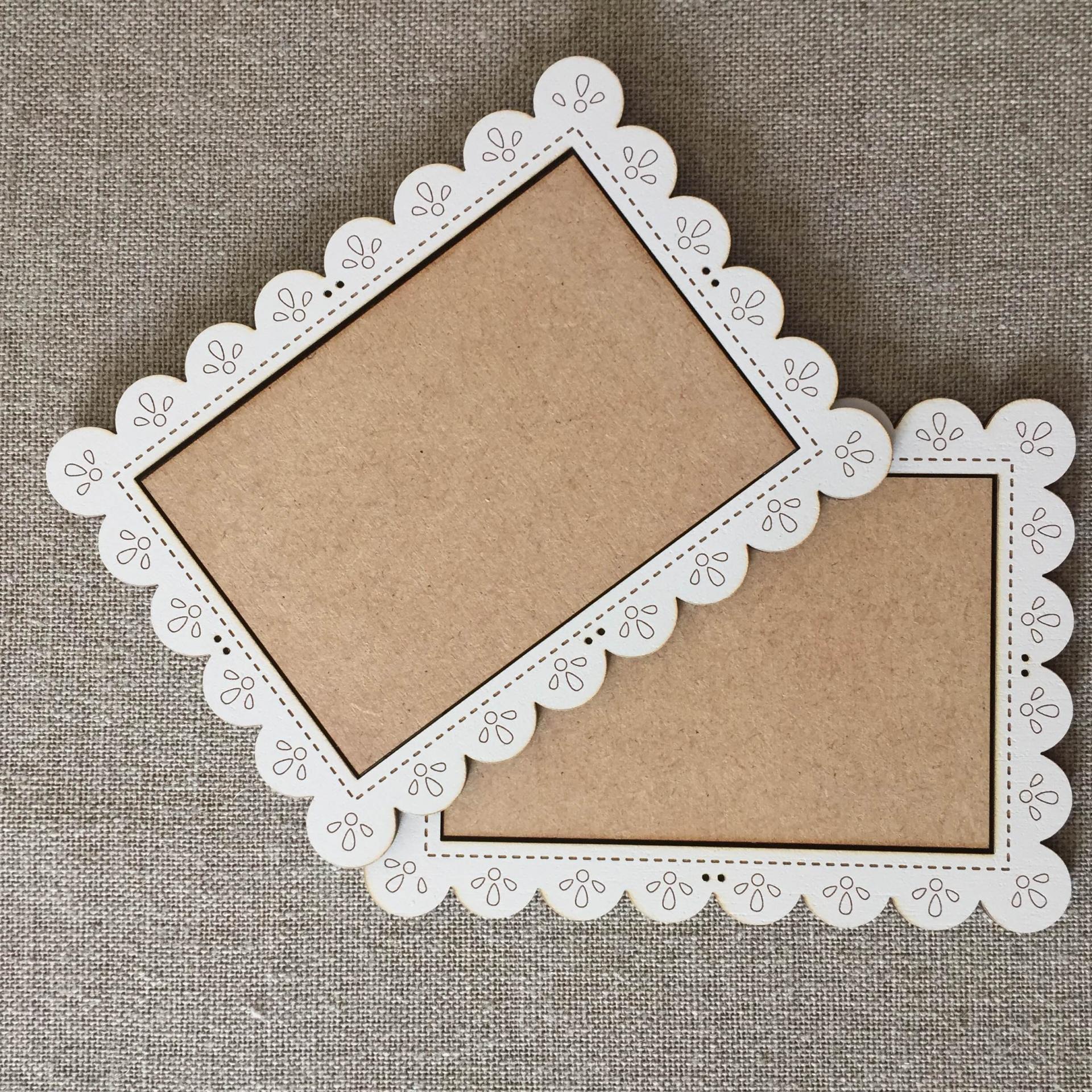 Cadre dentelle rectangulaire gm