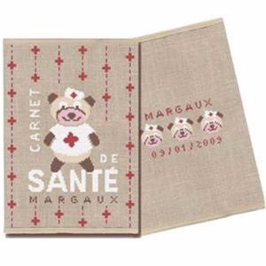 Carnet de sante en lin fiche b009