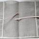 Protege carnet de sante en lin naturel 12 fils 