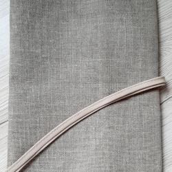 Protége Carnet de Santé à Broder en Lin Naturel