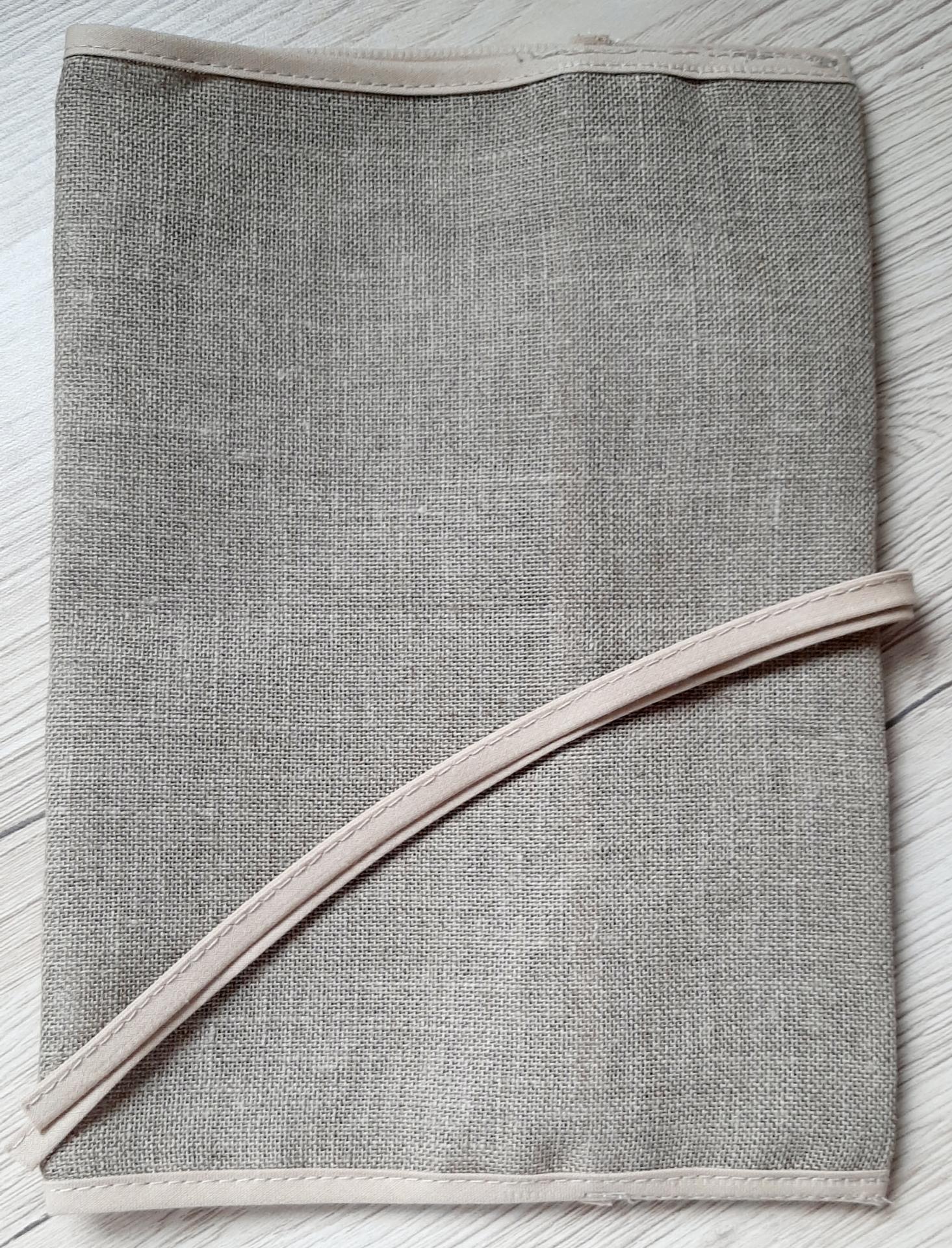 Carnet de sante en lin naturel 12 fils 1