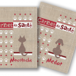 Carnet de sante pour chat ou chien z001 lilipointsfiche collection les zanimaux