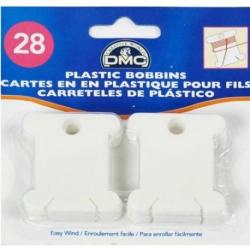 Lot de 28   Cartes en  plastique pour fils