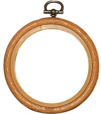 Cercle a broder imitation bois 7 cm interieur laboutiquedebrode41